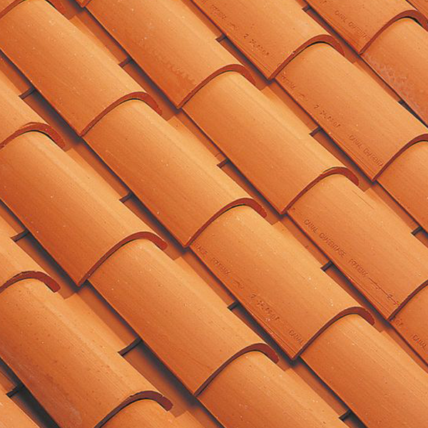 Tuile en terre cuite - Canal Gironde 50 Poudenx Edilians - Rose