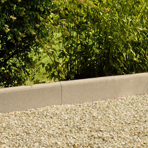 Bordurette béton droite Paille - 50,0 CM x 20 CM - Ép. 5 CM