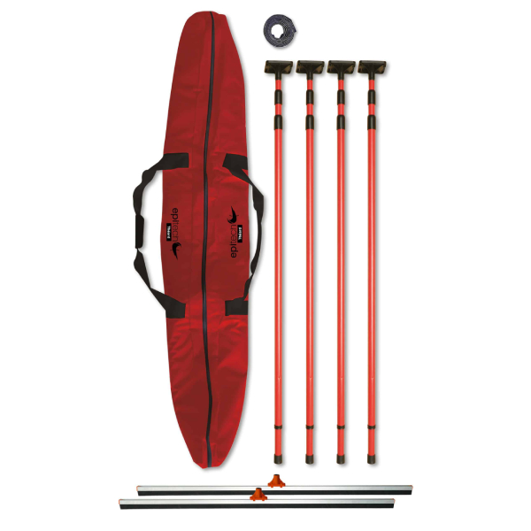 Kit protection anti-poussière chantier - Barrière anti-poussière Epitech jusqu'à 3,05 x 1,20 m - Livré sans bâche