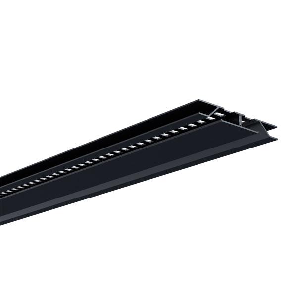 Profilé de ventilation dissimulé pour lambris PVC sous toiture - Longueur 4,00 M - Anthracite
