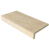Nez de marche avec bord en L descendant en grès cérame effet pierre - Fiordi - 30,0 CM x 15,0 CM - hauteur 3,7 CM - Sand