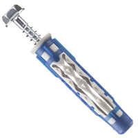 Cheville bi-matière universelle avec vis tête hexagonale - Colortech - 8,0 MM x 50,0 MM - 100