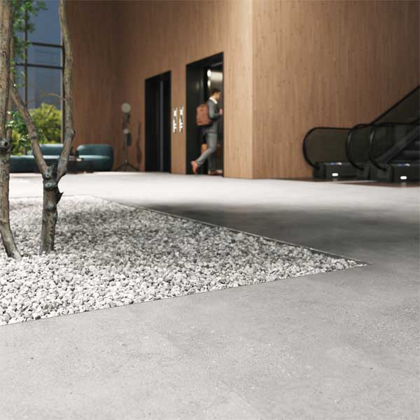 Carrelage extérieur antidérapant effet béton ciré Gris en grès cérame émaillé - Betonico - 60,0 CM x 60,0 CM - ép. 20,00 MM