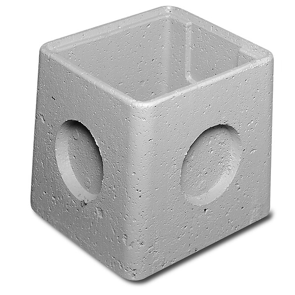 Regard d'eaux pluviales à emboîtement RM30 en béton - dimensions intérieures 30 x 30 x 29 CM