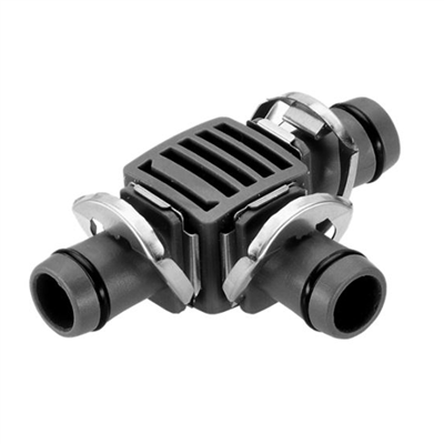 Raccord de dérivation en T pour tuyau arrosage goutte à goutte Ø 13 mm - Gardena - 2 pièces