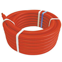 Tube PER-A - BAO - Pré-gainé Ø10/12 mm - Couronne 100m - Rouge - NF