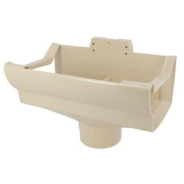 Naissance centrale Nicoll NAD38 pour gouttière LG38 et descente cylindrique de Ø 100 mm - Techtan Sable