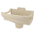 Naissance centrale Nicoll NAD38 pour gouttière LG38 et descente cylindrique de Ø 100 mm - Techtan Sable