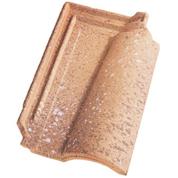 Tuile en terre cuite - Méridionale Poudenx - emboîtement grand moule fortement galbée - Pastel