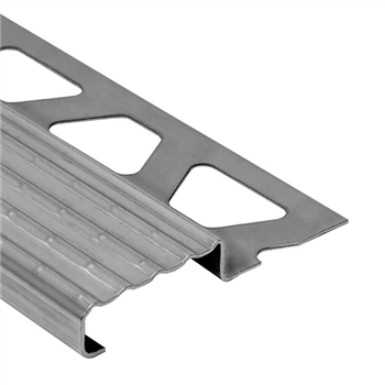 Nez de marche en inox - TREP-E - 30 MM x 11,00 MM - Longueur 2,50 M