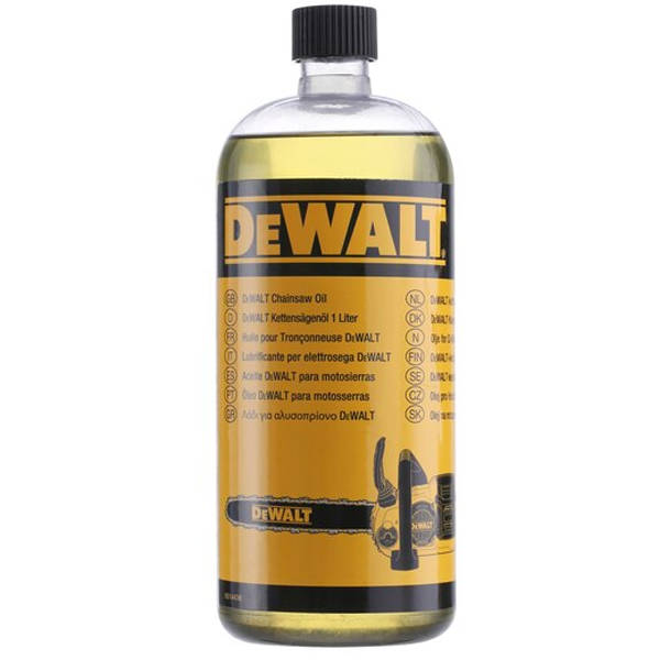 Huile lubrifiante pour chaîne de tronçonneuse Dewalt DT20662-QZ - bidon de 1 litre