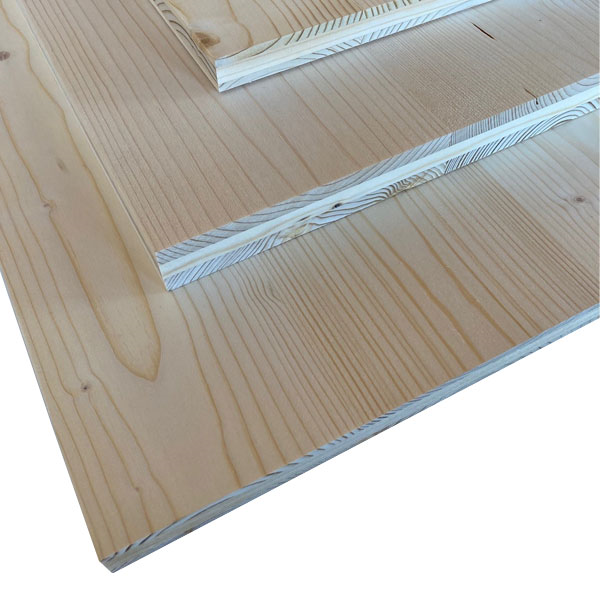 Panneau bois massif 3 plis en Épicéa B/C+ - 5000 x 2050 mm - ép. 19,00 MM