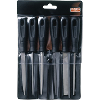 Limes de serrurier mi douce jeu de 5 limes longueur 100 mm