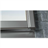 Raccord de toiture pour fenêtre de toit RotoQ - pose sur ardoise avec noquet - en Alu avec bloc isolation - 78 CM x 98 CM