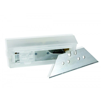 Lame grand trapèze pour rabot à chanfreiner - étui de 10 lames