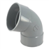 Coude d'évacuation à 67'30° Femelle/Femelle - PVC gris - diamètre 140 mm - Nicoll