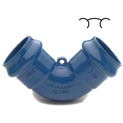 COUDE 2E 1/4 PVC 200 PN16