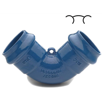 COUDE 2E 1/4 PVC 160 PN16