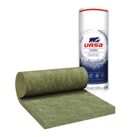 Laine de verre pour murs et combles - Hometec 32 Ursa - R=3,15 m².K/W - 5,40 M x 1,20 M - ép.101 MM