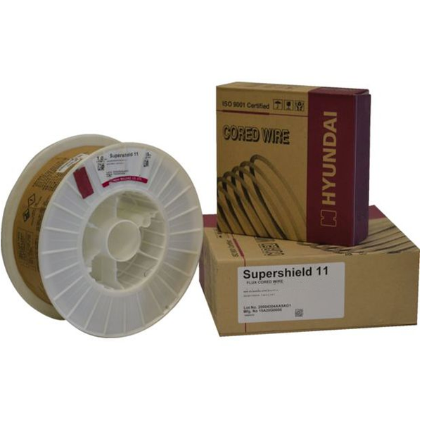 Fil fourré Open Arc Supershield 11 pour soudage sans gaz d'acier - Ø 1mm - bobine de 300 mm - 15kg