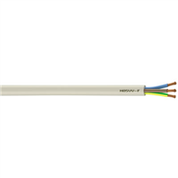 Câble électrique souple H05VVF - 3G1.5 - Gris - pour installations domestiques - touret de 250 m
