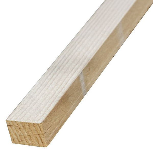 Potelet en bois pour cloison alvéolaire Prégyfaylite 50 Siniat - 40 MM x 29,0 MM - longueur 2,60 M
