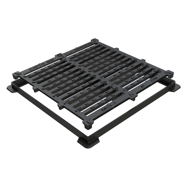 GRILLE PMR PLATE CARREE PR BOITE OL 60