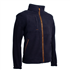 Veste polaire homme 100% polyester et anti-boulochage - Koala Coverguard - Noire/Orange - Taille M