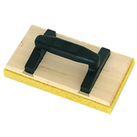 Taloche éponge sur plateau bois rectangulaire 14 x 25 cm - Mob Mondelin