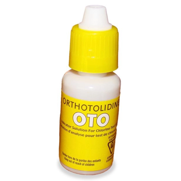 Réactif liquide coloré - Orthotolidine - pour analyse du chlore/brome de piscine - Astralpool - flacon de 15 ml