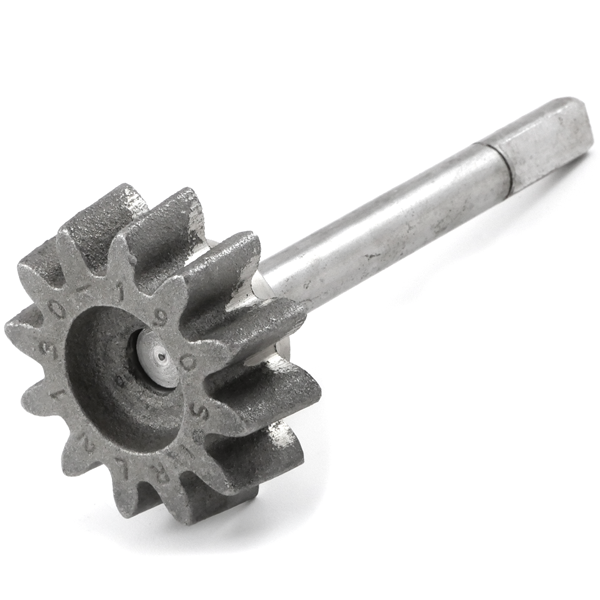 Pignon avec essieu de remplacement pour bétonnière Obra de 180 litres