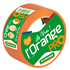 Ruban adhésif PVC plastifié Barnier 6095 - Largeur 50 mm - Orange - Rouleau 33M