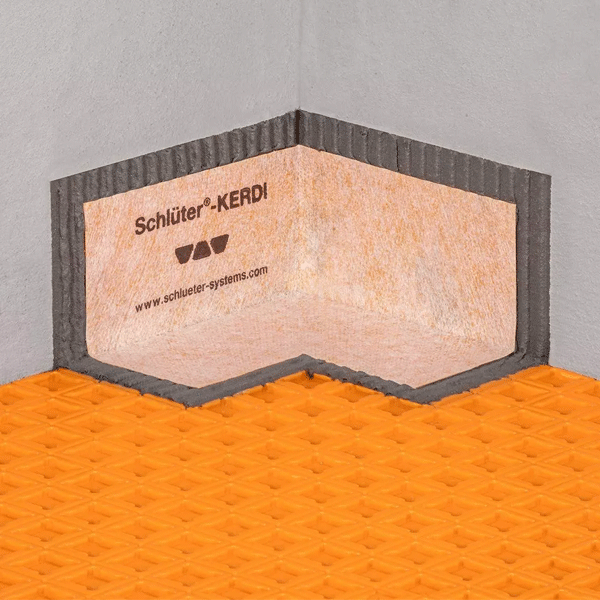Angle préformé étanche pour angle rentrant 90° de douche - Schlüter KERDI-KERECK-F - 2 pièces