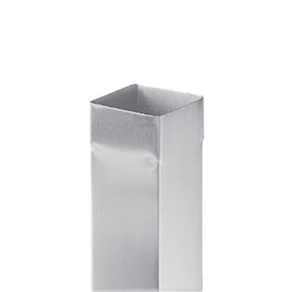 Tube de descente carré en zinc