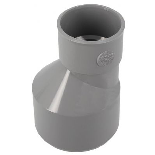 Réduction extérieure excentrée PVC - mâle/femelle - Ø 80/50 mm