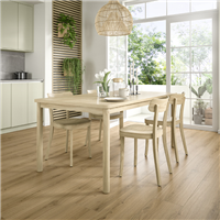 Parquet stratifié Aqua Large 8/32 - 4 chanfreins avec système Aqua CLIC it! 24h - 246 x 8 x 1292 mm - Chêne Padua Miel