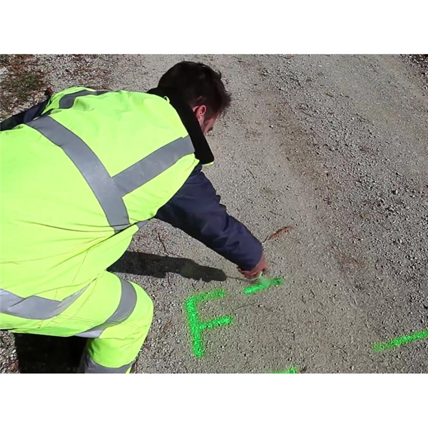 Traceur de chantier TEMPO TP fluorescent temporaire 2-8 semaines couleur rouge 500 ml