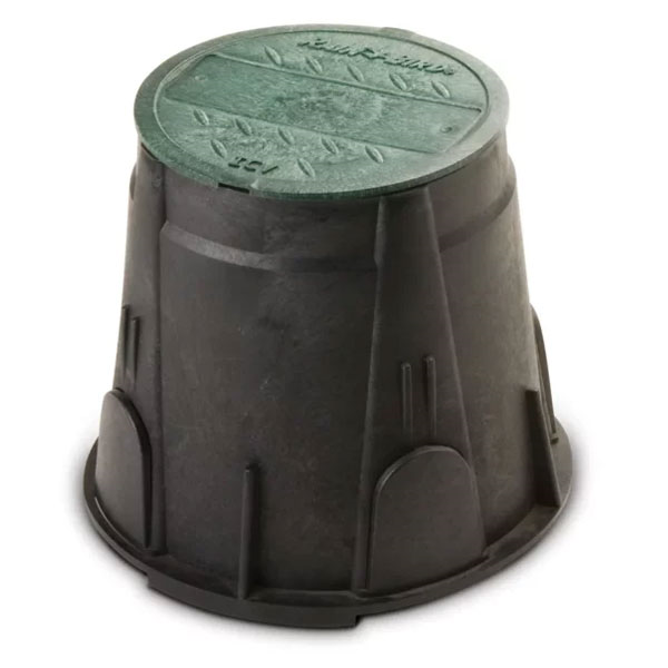 Regard de vanne rond 7" en PEHD pour vannes d'irrigation enterrées