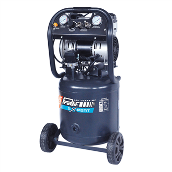 Compresseur vertical silencieux Prodif Expert SIL860V - capacité 40,0 LTR - 2 CV - 8 bar - débit restitué 170 L/min