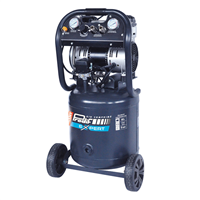 Compresseur vertical silencieux Prodif Expert SIL860V - capacité 40,0 LTR - 2 CV - 8 bar - débit restitué 170 L/min