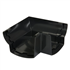 Angle intérieur Nicoll pour gouttière - Angle 90° - Longueur 169 mm - À coller - Techtan - Noir