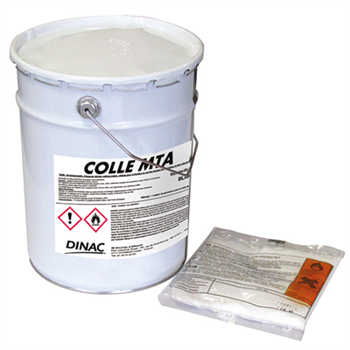 Colle MTA Dinac pour fixation des rails de guidage et bandes podotactiles - Seau de 6,0 KG