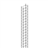Armature acier pour poteau raidisseur Long. 6,00 m maille 8x8 cm CM Diam. fil 8 MM