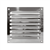 Grille d'aération à persiennes - Intérieur ou extérieur - 100 x 100 mm - Inox - Autogyre