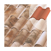 Tuile et demie en terre cuite TB-12 Tejas Borja pour rive droite  - coloris Nature Lamalou - 436 MM x 360 MM