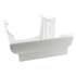Angle extérieur Nicoll pour gouttière - Angle 90° - Longueur 169 mm - À coller - Techtan - Blanc