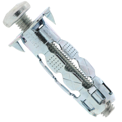 Cheville métallique avec vis Spit Zentech pour plaque de plâtre BA13 - 10x34 mm - boîte de 100