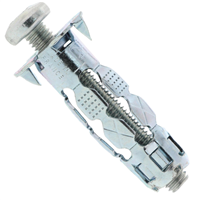 Cheville métallique avec vis Spit Zentech pour plaque de plâtre BA13 - 10x34 mm - boîte de 100