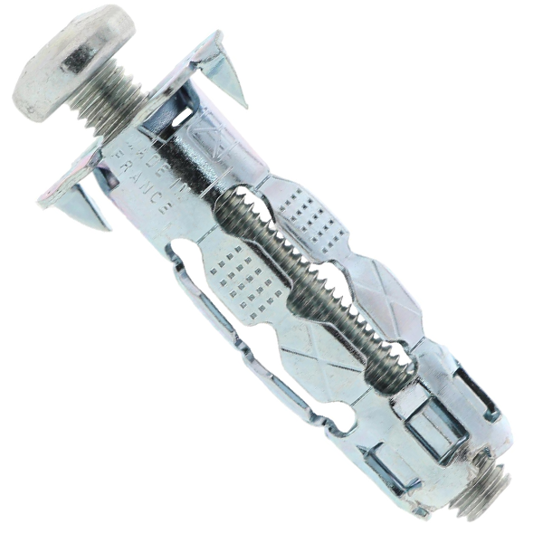 Cheville métallique avec vis Spit Zentech pour plaque de plâtre BA13 - 10x34 mm - boîte de 100