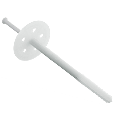 Cheville d'isolation à frapper ISO Spit avec clou plastique pour PSE et ITE - 10x195mm - 200 pièces